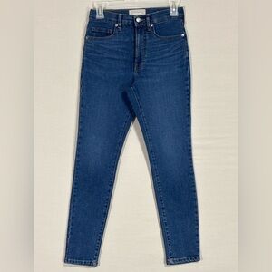 Everlane Women’s Skinny Jeans Dark Wash Mid Rise Stretch Denim